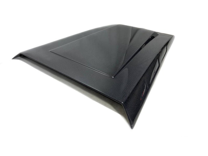 Mercedes-Benz W463 G-Wagon Carbon Fiber Hood Cover Bonnet Scoop + Badge